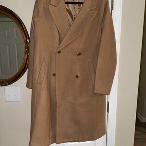 Women’s Gap Tan Double-Breasted Coat